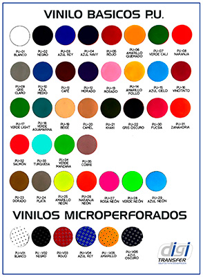Vinilo Textil Digitransfer